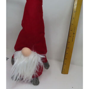 Pottery Barn Felt Plush Gnome Christmas Decor Pillow Small 15-18"